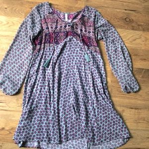 Lightly Worn Floral dress with long sleeves